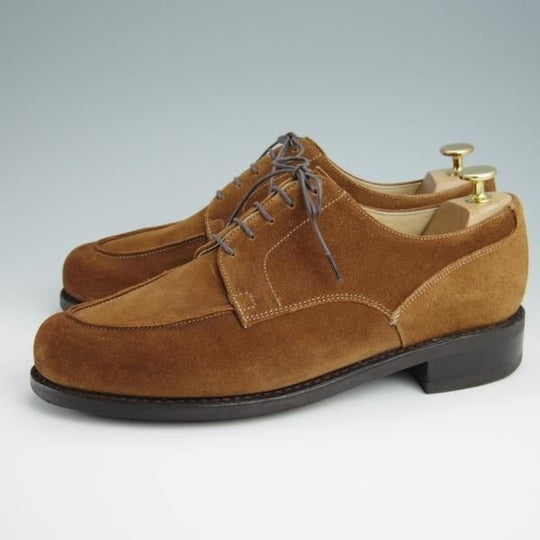 極上★パラブーツ SIZE 9【モデル定価￥77,000-★ドレス仕様シャンボード/CHAMBORD】スエード/茶/Uチップ/メンズ/Paraboot★g115