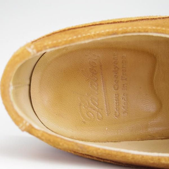 極上★パラブーツ SIZE 9【モデル定価￥77,000-★ドレス仕様シャンボード/CHAMBORD】スエード/茶/Uチップ/メンズ/Paraboot★g115