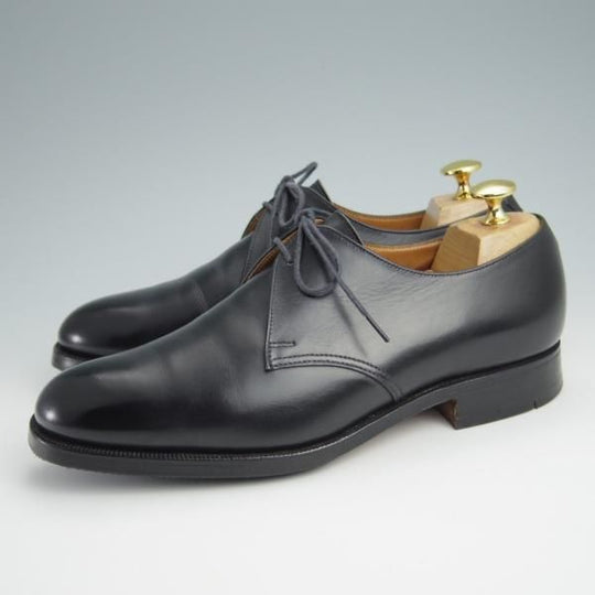 極上★クロケット&ジョーンズ 5.5E【★(英)ジョージクレバリー別注/GEORGE CLEVERLEY】200ラスト/プレーントゥ/黒/Crockett&Jones★g116