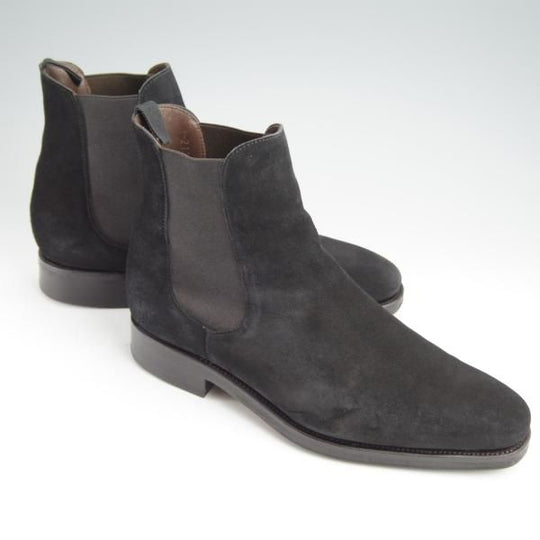 極上★(スペイン製)CARMINA/カルミナ SIZE 6【定価￥80,300-★サイドゴアブーツ/80216】SIMPSONラスト/スエード/黒/メンズ★g117