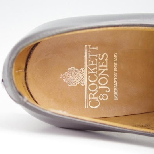 極上★クロケット&ジョーンズ 8E【定価￥86,900-★HALLAM/ストレートチップ】348ラスト/カーフ/黒/メンズ/Crockett&Jones★g118