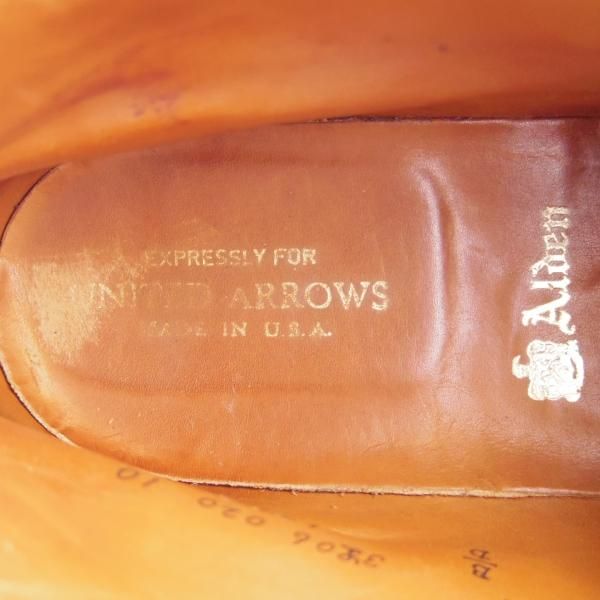 美品★オールデン 7D【★ユナイテッドアローズ別注/UNITED ARROWS/バリーラスト】チャッカブーツ/スエード/茶/1379/Alden★g119