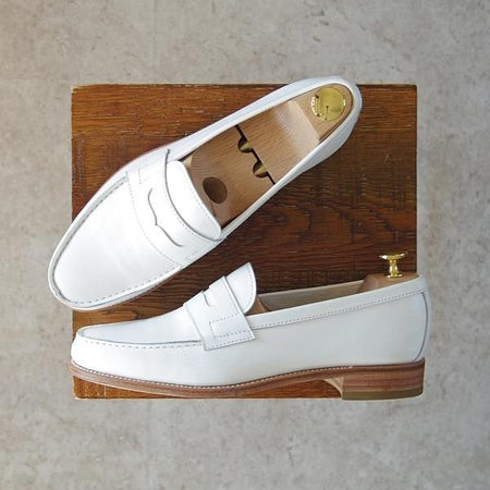 極美品★(スペイン製)カルミナ SIZE 6【モデル定価￥72,600-★ウエストン180似寄りモデル】コインローファー/GENOVA/CARMINA★g123