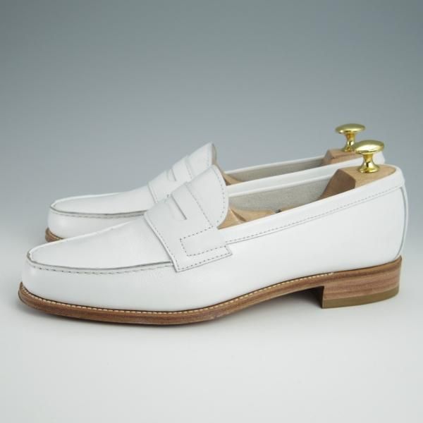 極美品★(スペイン製)カルミナ SIZE 6【モデル定価￥72,600-★ウエストン180似寄りモデル】コインローファー/GENOVA/CARMINA★g123