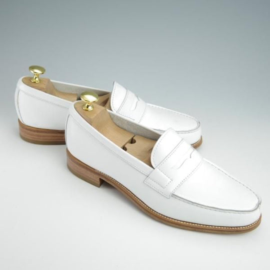 極美品★(スペイン製)カルミナ SIZE 6【モデル定価￥72,600-★ウエストン180似寄りモデル】コインローファー/GENOVA/CARMINA★g123