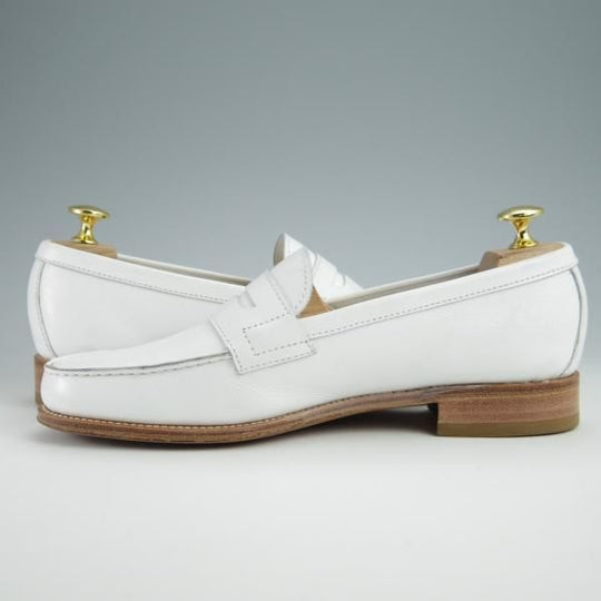 極美品★(スペイン製)カルミナ SIZE 6【モデル定価￥72,600-★ウエストン180似寄りモデル】コインローファー/GENOVA/CARMINA★g123