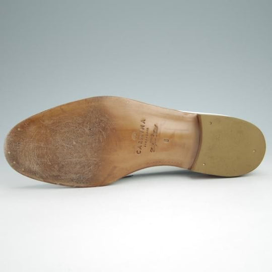 極美品★(スペイン製)カルミナ SIZE 6【モデル定価￥72,600-★ウエストン180似寄りモデル】コインローファー/GENOVA/CARMINA★g123