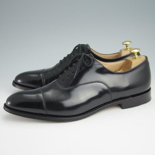 美品★チャーチ 90F/UK9【定価￥81,400-★ストレートチップ/DUBAI】136ラスト/5都市ロゴ/ポリッシュドバインダーカーフ/Church's★g127