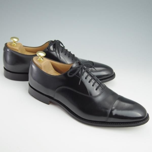 美品★チャーチ 90F/UK9【定価￥81,400-★ストレートチップ/DUBAI】136ラスト/5都市ロゴ/ポリッシュドバインダーカーフ/Church's★g127