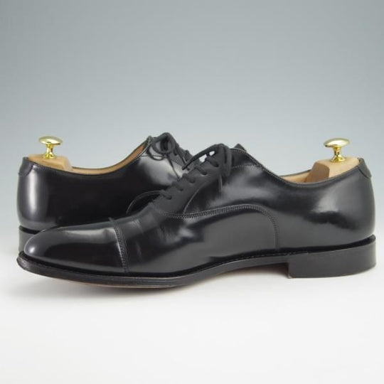 美品★チャーチ 90F/UK9【定価￥81,400-★ストレートチップ/DUBAI】136ラスト/5都市ロゴ/ポリッシュドバインダーカーフ/Church's★g127