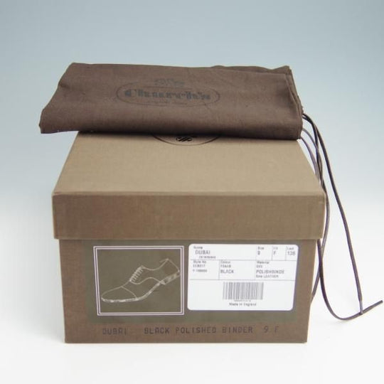 美品★チャーチ 90F/UK9【定価￥81,400-★ストレートチップ/DUBAI】136ラスト/5都市ロゴ/ポリッシュドバインダーカーフ/Church's★g127