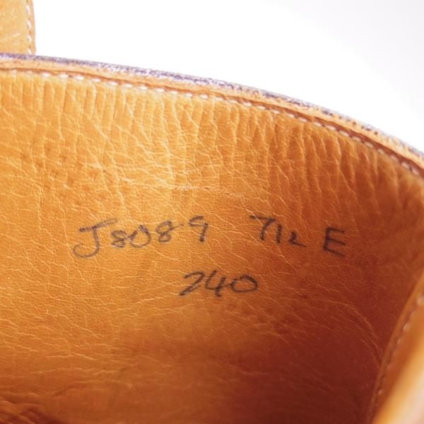 極美品★クロケット&ジョーンズ 7.5E【貴重★ポールスチュアート別注/ジョッパーブーツ】カーフ/黒/Paul Stuart/Crockett&Jones★g128