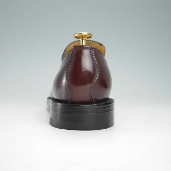 極美品★(米)YUKETEN/ユケテン 7D【定価1,200ドル(13万円程度)★コードバン仕様/ホーウィン社】ローファー/スリッポン/赤茶/メンズ★g129