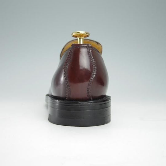 極美品★(米)YUKETEN/ユケテン 7D【定価1,200ドル(13万円程度)★コードバン仕様/ホーウィン社】ローファー/スリッポン/赤茶/メンズ★g129