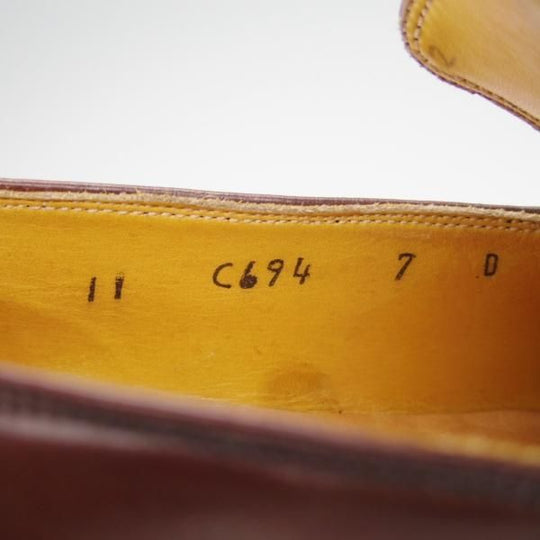 極美品★(米)YUKETEN/ユケテン 7D【定価1,200ドル(13万円程度)★コードバン仕様/ホーウィン社】ローファー/スリッポン/赤茶/メンズ★g129