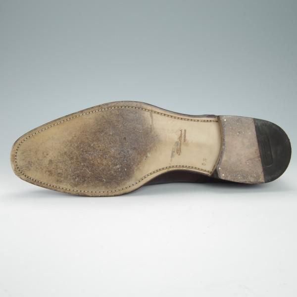 極美品★(伊)サントーニ SIZE 8.5【上級★グッドイヤーウェルテッド製法/BEAMS F別注】13408/セミブローグ/ビームス/Santoni★g134