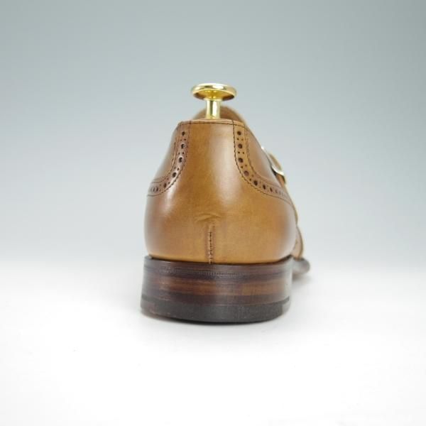 未使用★(英)チーニー 8F【★モンクストラップ/11028ラスト】カーフ/薄茶/メンズ/CHEANEY★g139