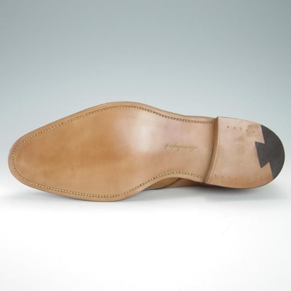 未使用★(英)チーニー 8F【★モンクストラップ/11028ラスト】カーフ/薄茶/メンズ/CHEANEY★g139