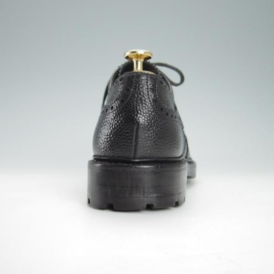 美品★(スペイン製)CARMINA/カルミナ SIZE 7.5【グッドイヤーウェルテッド製法★フルブローグ/黒】グレインレザー/メンズ★g140