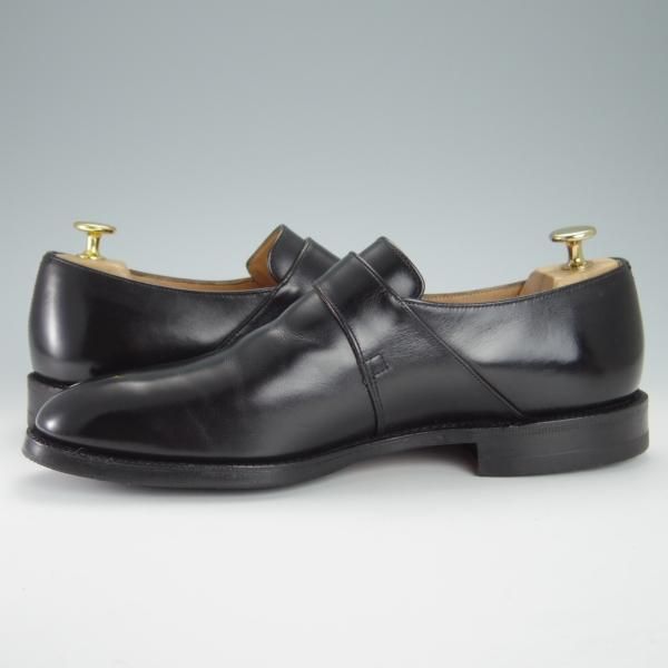 極上★チャーチ 80F/UK8【貴重★73ラスト/ブックバインダーカーフ】Westbury/4都市ロゴ過渡期/モンクストラップ/黒/Church's★g142