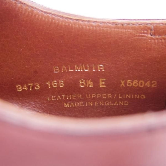未使用★クロケット&ジョーンズ 8.5E【ハンドグレードライン★BALMUIR/337ラスト】プレーントゥ/カーフ/赤茶/Crockett&Jones★g144