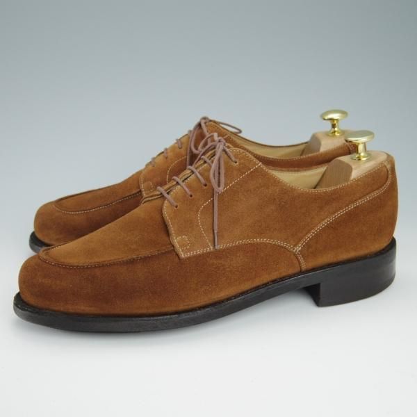 【美品】パラブーツ シャンボート ブラウンスエード 26cm 袋付き 極上☆パラブーツ SIZE 8.5【モデル定価￥77,000-☆ドレス仕様