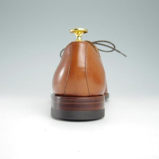 未使用★(スペイン製)YANKO/ヤンコ SIZE 7【グッドイヤーウェルテッド製法★ホールカット/114018】カーフ/茶/メンズ★g146