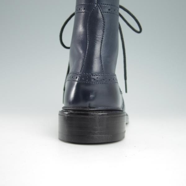 極美品★トリッカーズ(レディース) SIZE 5【モデル定価￥88,000-★モールトン/SHIPS別注】L2508/カントリーブーツ/紺/Tricker's★g147