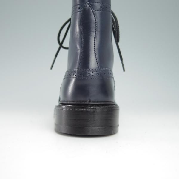極美品★トリッカーズ(レディース) SIZE 5【モデル定価￥88,000-★モールトン/SHIPS別注】L2508/カントリーブーツ/紺/Tricker's★g147