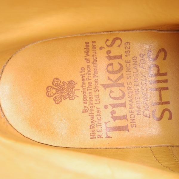 極美品★トリッカーズ(レディース) SIZE 5【モデル定価￥88,000-★モールトン/SHIPS別注】L2508/カントリーブーツ/紺/Tricker's★g147