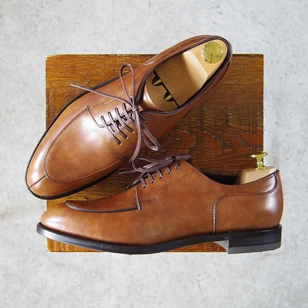 新品★シェットランドフォックス SIZE 6.5【ダイナイトソール仕様★コベントリー/003F】Uチップ/カーフ/茶/メンズ/Shetlandfox★g148