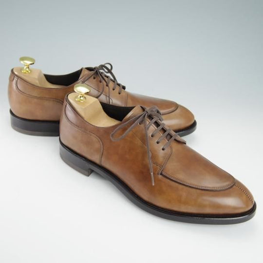 新品★シェットランドフォックス SIZE 6.5【ダイナイトソール仕様★コベントリー/003F】Uチップ/カーフ/茶/メンズ/Shetlandfox★g148