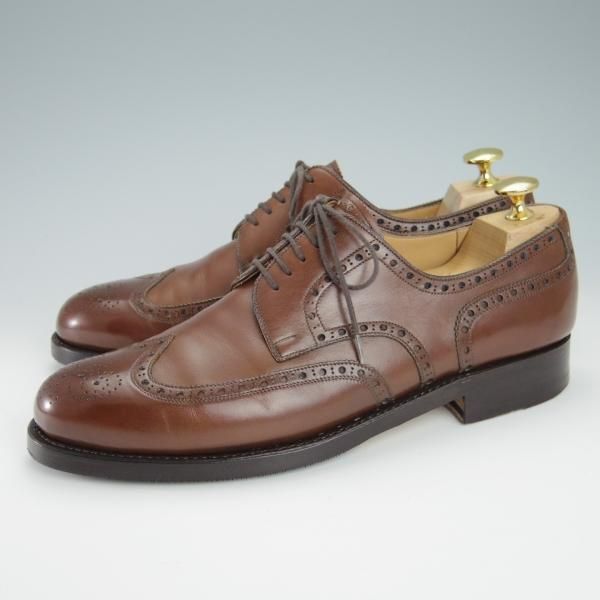 極上★(東欧)VASS/ヴァーシュ SIZE 40.5【貴重★Budapest/3636ラスト】ブダペスト/フルブローグ/カーフ/茶/メンズ★g150