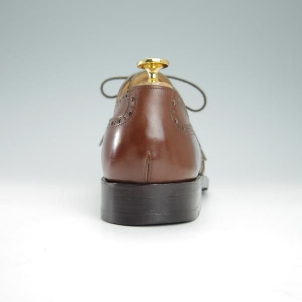 極上★(東欧)VASS/ヴァーシュ SIZE 40.5【貴重★Budapest/3636ラスト】ブダペスト/フルブローグ/カーフ/茶/メンズ★g150