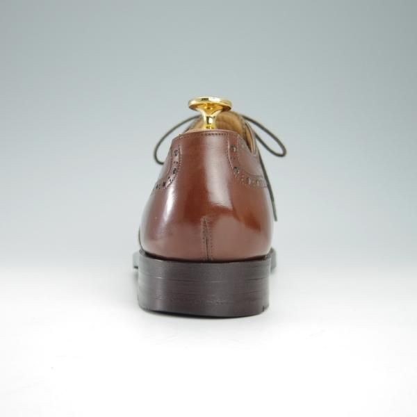 極上★(東欧)VASS/ヴァーシュ SIZE 40.5【貴重★Budapest/3636ラスト】ブダペスト/フルブローグ/カーフ/茶/メンズ★g150