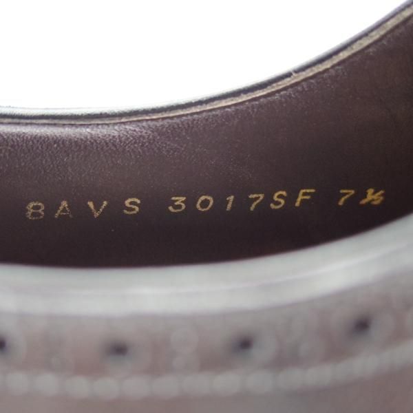 ★シェットランドフォックス SIZE 7.5【★ナイツブリッジ/3017SF】ギリーシューズ/カーフ/黒/メンズ/Shetlandfox★g151