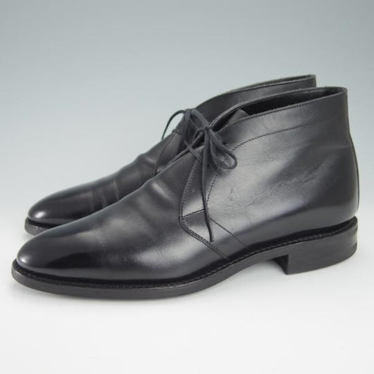 極上★(浅草)RENDO/レンド SIZE 7【定価￥53,900-★ダイナイトソール仕様/7706D】チャッカブーツ/カーフ/黒/メンズ★g152