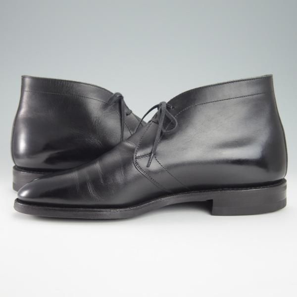 極上★(浅草)RENDO/レンド SIZE 7【定価￥53,900-★ダイナイトソール仕様/7706D】チャッカブーツ/カーフ/黒/メンズ★g152