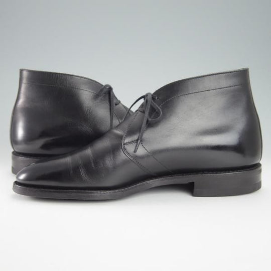 極上★(浅草)RENDO/レンド SIZE 7【定価￥53,900-★ダイナイトソール仕様/7706D】チャッカブーツ/カーフ/黒/メンズ★g152