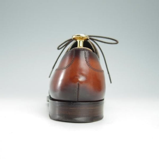 美品★(英)チーニー 6.5F【日本未入荷★ギリーシューズ/FULHAM/208ラスト】カーフ/DARK LEAF/茶/メンズ/CHEANEY★g153