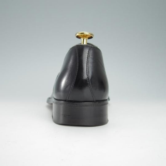 極上★(伊)ア・テストーニ SIZE 6【上級★ブラックラピド製法/ブラックラベル】サイドエラスティック/BLACK LABEL/黒/a.testoni★g154