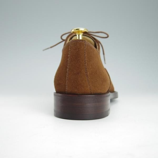 極上★(伊)エルメネジルド・ゼニア SIZE 7.5【ブラックラピド製法★ストレートチップ/S21】TSSBUG/スエード/茶/Ermenegildo Zegna★g155