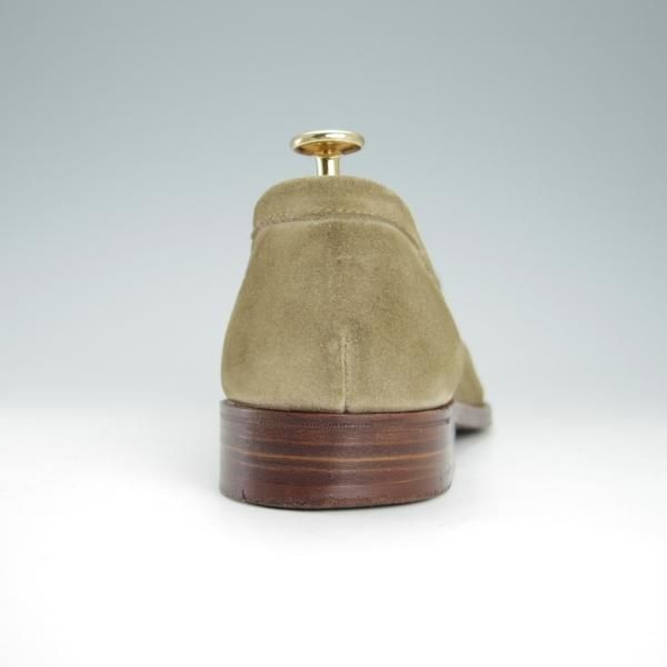 極上★(英)アルフレッド・サージェント 7.5E【貴重★シップス別注/SHIPS】89ラスト/ローファー/スエード/薄茶/Alfred Sargent★g157