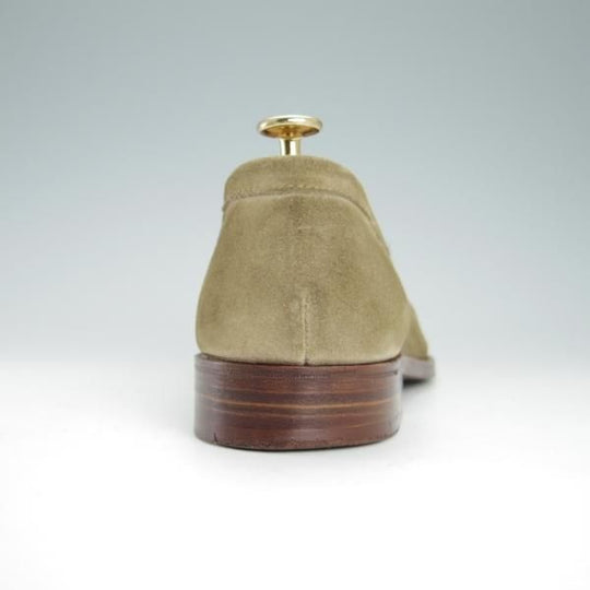 極上★(英)アルフレッド・サージェント 7.5E【貴重★シップス別注/SHIPS】89ラスト/ローファー/スエード/薄茶/Alfred Sargent★g157