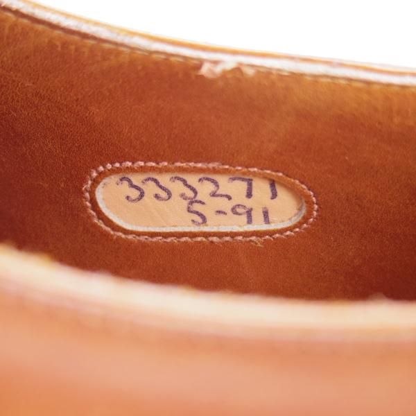 未使用★(英)ニュー&リングウッド UK5.5程度【貴重★ビスポーク品/ハンドソーンウェルテッド製法】茶/New&Lingwood★g164