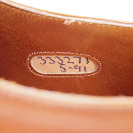 未使用★(英)ニュー&リングウッド UK5.5程度【貴重★ビスポーク品/ハンドソーンウェルテッド製法】茶/New&Lingwood★g164