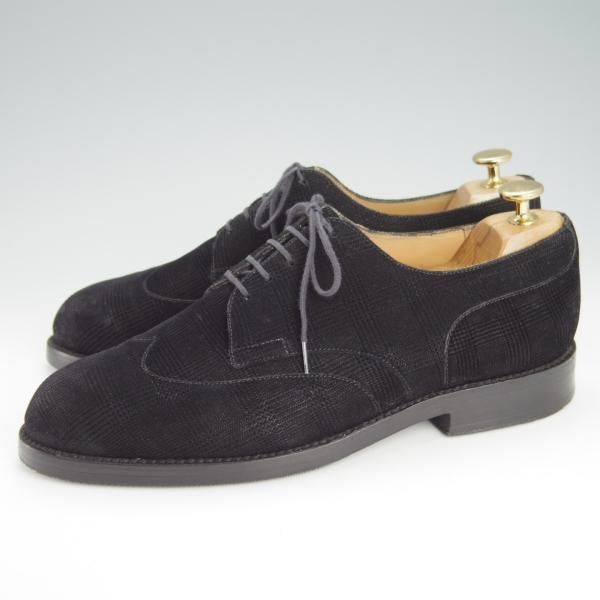 極上☆J.M.ウェストン 7D【貴重☆チェック柄のキッドレザー(山羊革