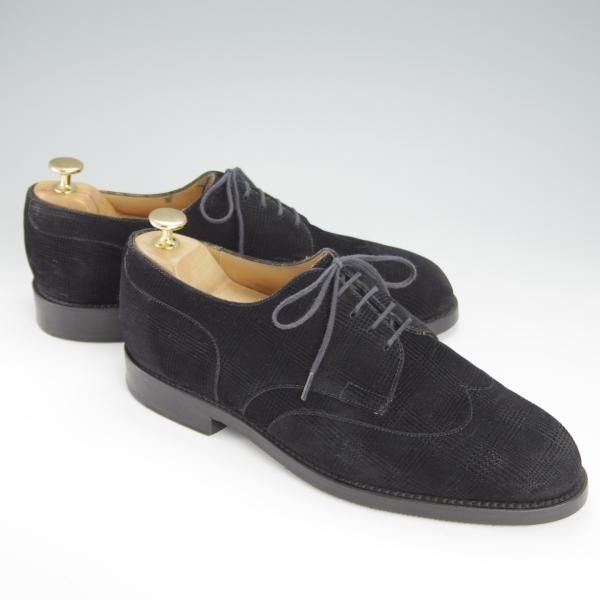 極上☆J.M.ウェストン 7D【貴重☆チェック柄のキッドレザー(山羊