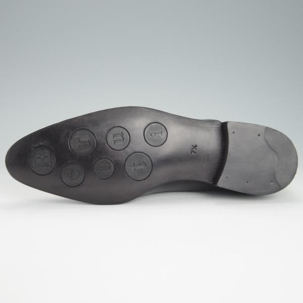 未使用★(仏)ベルルッティ SIZE 7.5【貴重★オックスフォードシューズ】ヴェネチアレザー/黒/メンズ/Berluti★g167