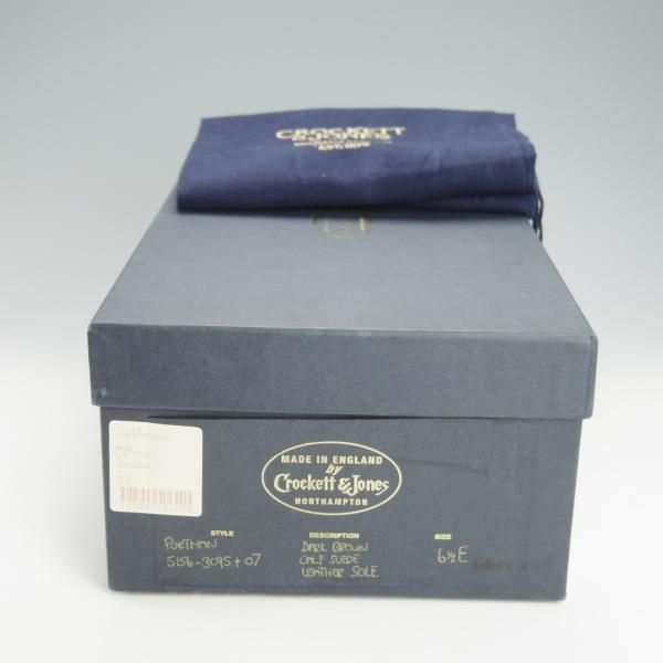 新品★クロケット&ジョーンズ 6.5E【定価￥105,840-★ハンドグレードライン/PORTMAN】358ラスト/アンクルブーツ/Crockett&Jones★g168